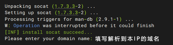 填寫解析到本IP的域名