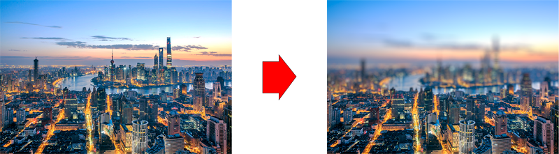 photoshop實現圖片景深鏡頭效果